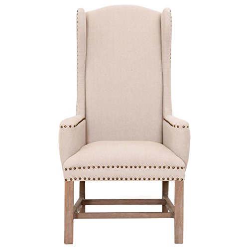 Algopix Similar Product 20 - Benzara BM176080 Wooden Frame Arm Chair