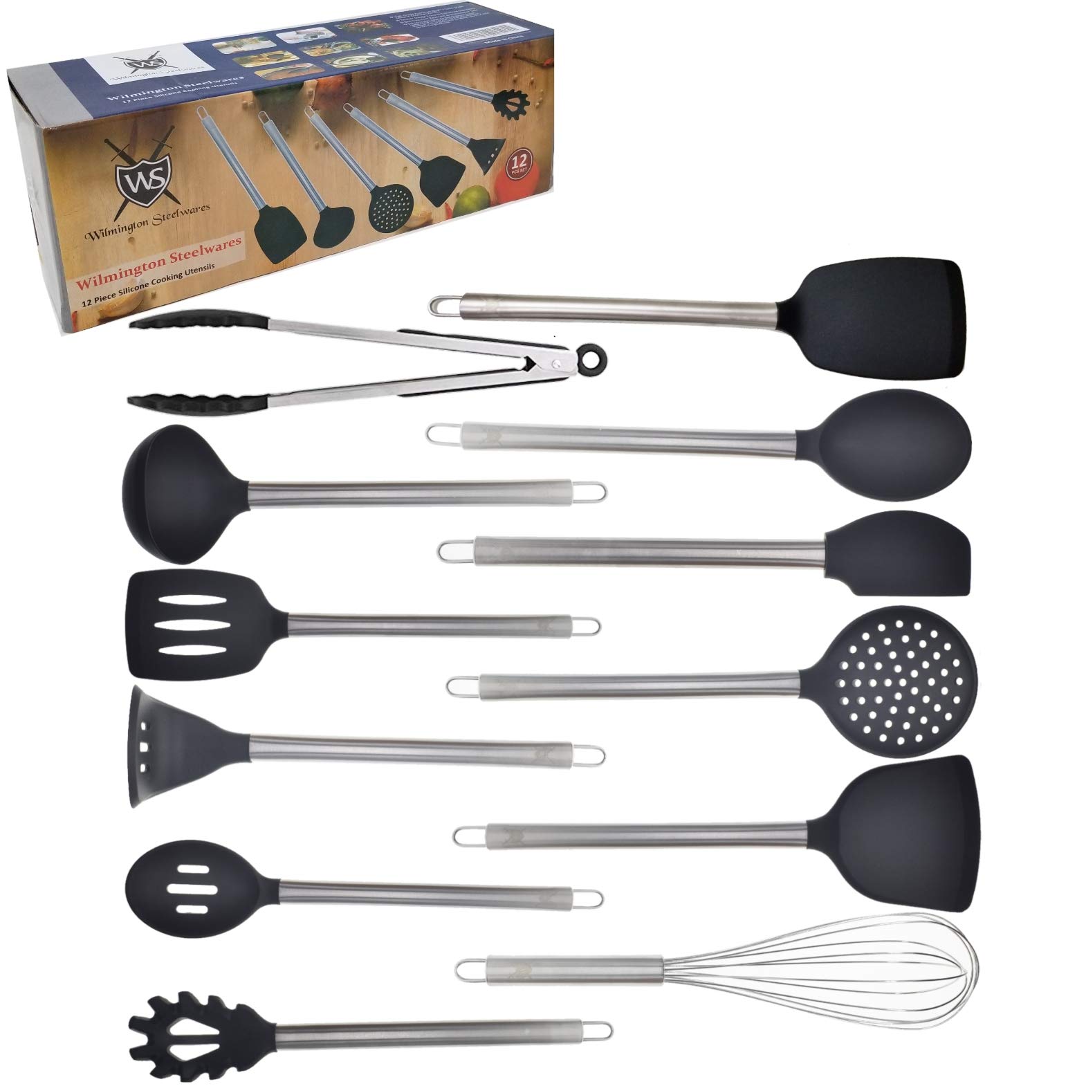 Algopix Similar Product 8 - Lu Cucina 12 Piece Silicone and