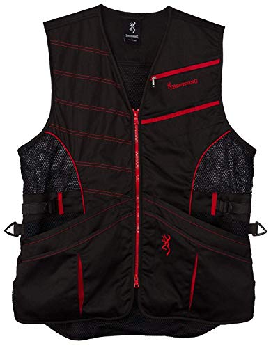 Algopix Similar Product 7 - Browning Ace Shooting Vest BlackRed