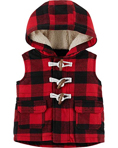 Algopix Similar Product 16 - Carters Baby Boys Hooded BuffaloCheck