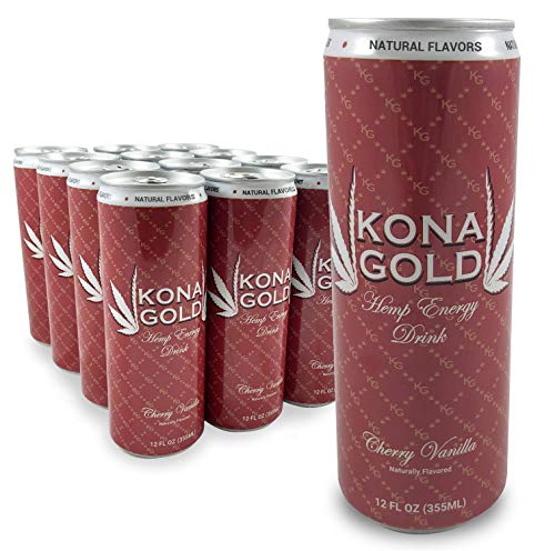 Algopix Similar Product 17 - Kona Gold Cherry Vanilla Hemp Energy