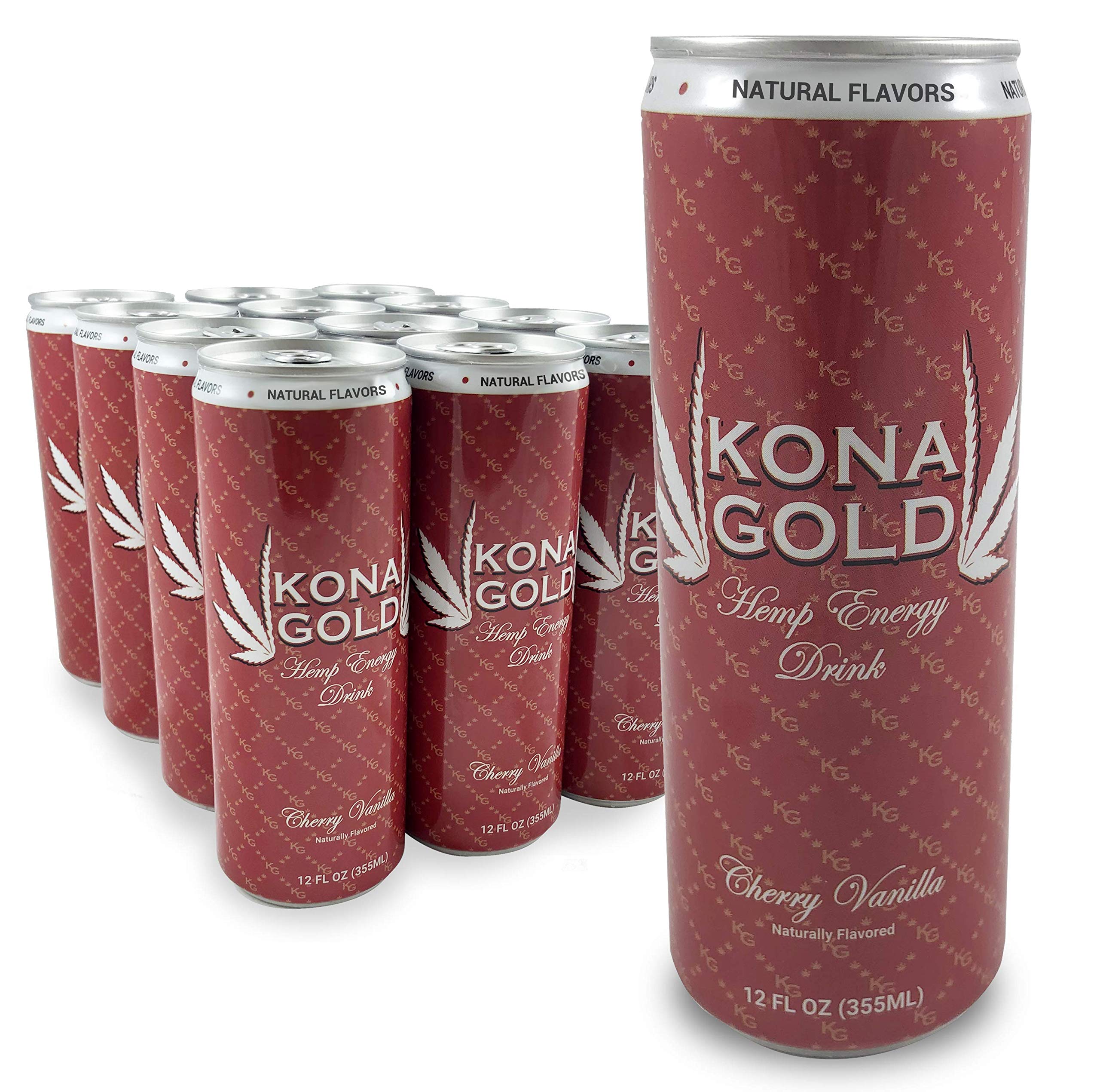 Algopix Similar Product 19 - Kona Gold Cherry Vanilla Hemp Energy