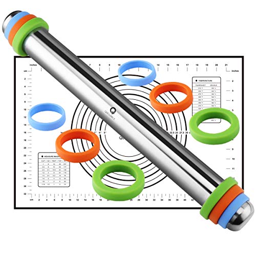 Algopix Similar Product 7 - Rolling Pins for Baking with Thickness