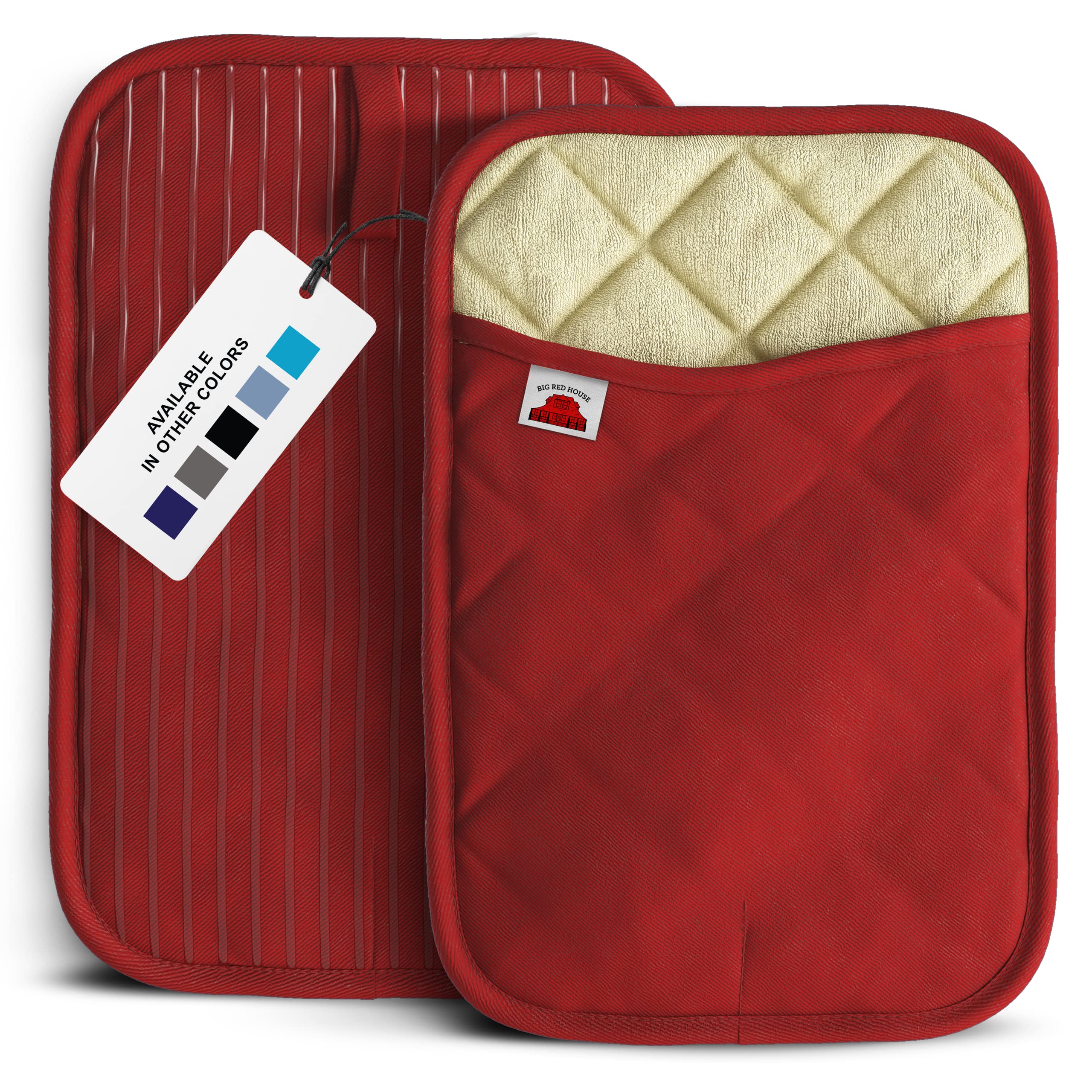 Algopix Similar Product 7 - Big Red House  Silicone Pot Holders 