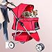 Algopix Similar Product 7 - Bigacc 3 Wheels Pet Stroller DogCat