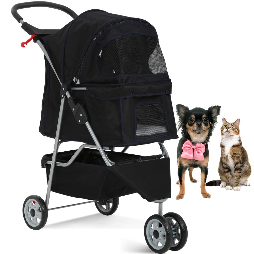 Algopix Similar Product 14 - Pet Stroller Jogger Cat Dog Cage 3