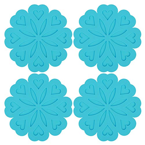 Algopix Similar Product 8 - Hehoilam Silicone Carved Trivet Mats