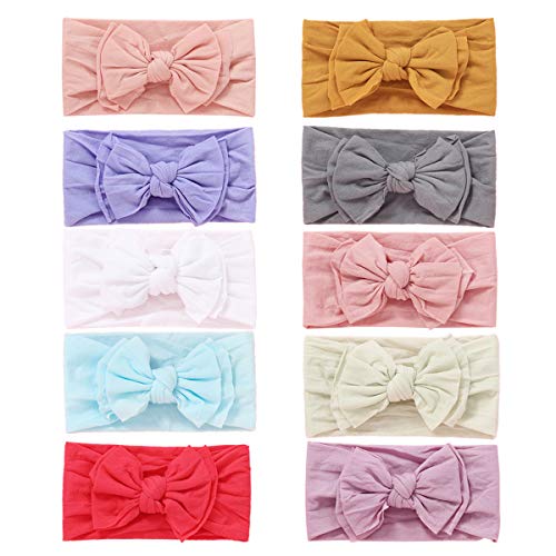 Algopix Similar Product 9 - 20pcs Baby Nylon Headbands whit Bow