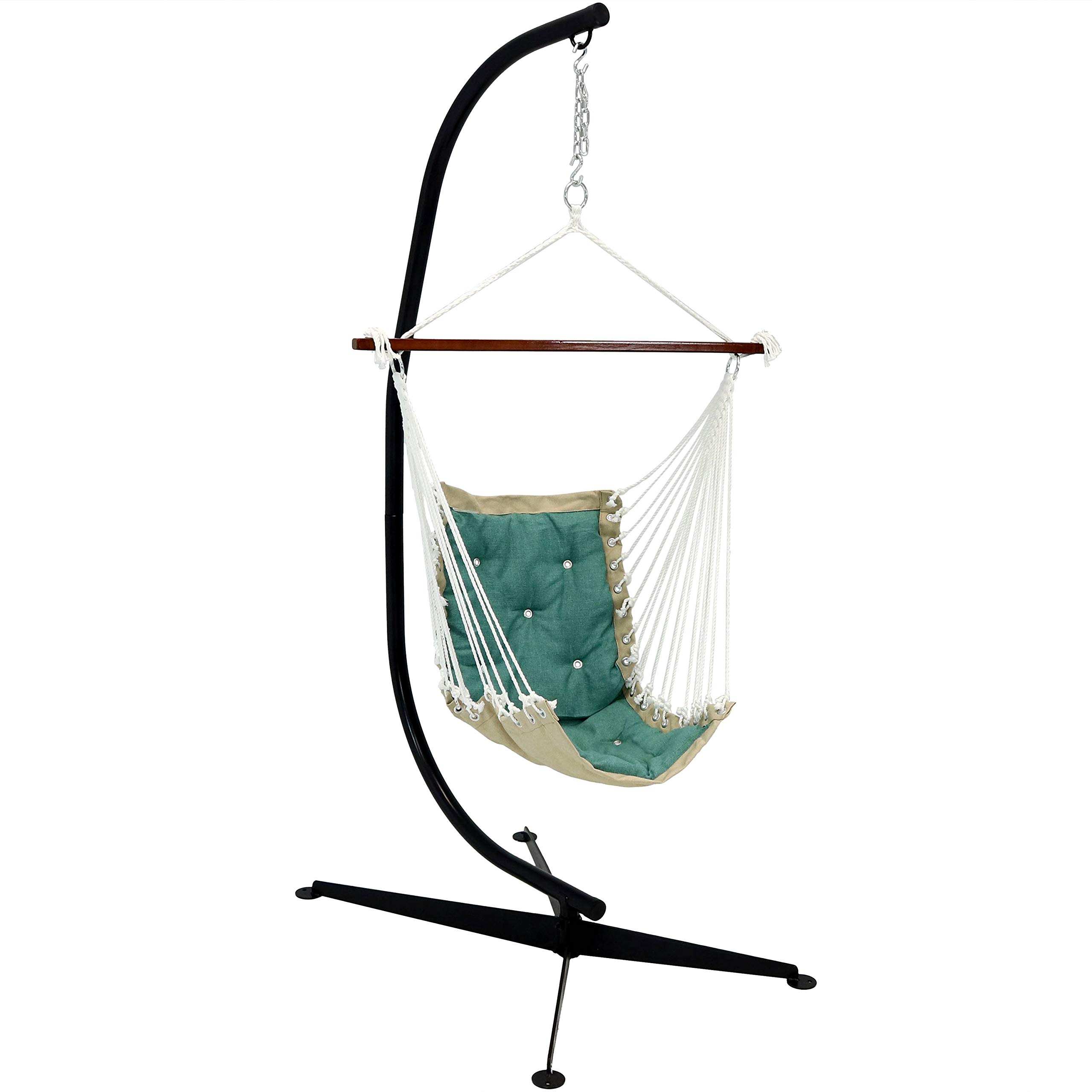 Algopix Similar Product 12 - Sunnydaze Tufted Victorian Hammock
