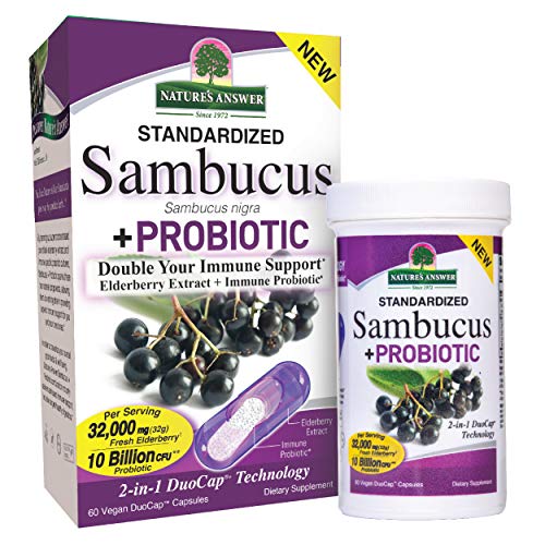Algopix Similar Product 2 - Natures Answer Sambucus  Probiotic 