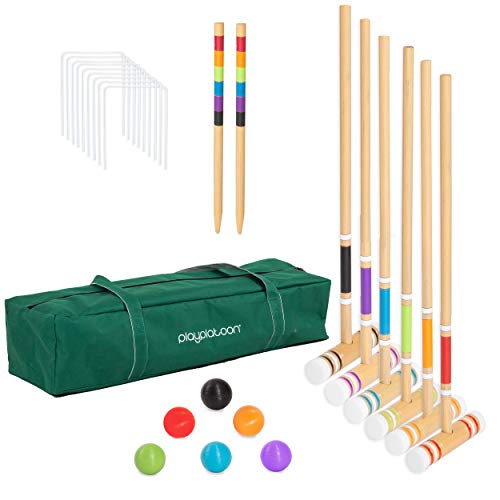 Algopix Similar Product 17 - Lawn Croquet Set for Kids  Families 