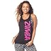 Algopix Similar Product 3 - Zumba Fitness Black Loose Gym Tank