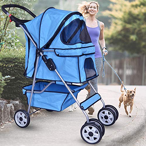 Algopix Similar Product 11 - Dog Stroller Pet Stroller Cat Strollers