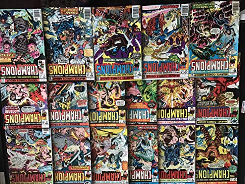 Algopix Similar Product 14 - CHAMPIONS117 FNVF LOT 1975 MARVEL