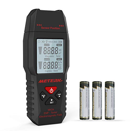 Algopix Similar Product 6 - EMF Meter Meterk Electromagnetic