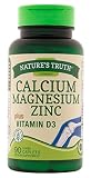 Algopix Similar Product 16 - Natures Truth Calcium Magnesium Zinc