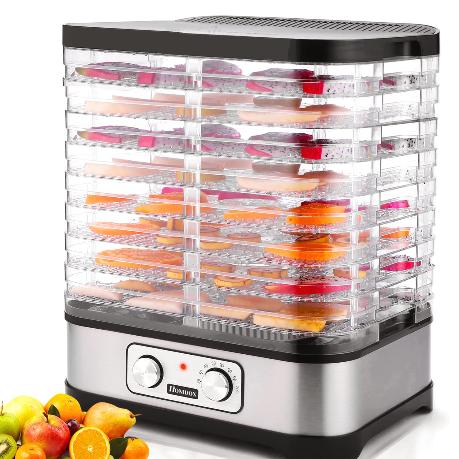 Algopix Similar Product 1 - Food Dehydrator Machine Jerky with 5