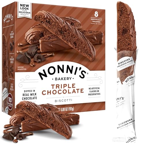 Algopix Similar Product 16 - Nonnis Triple Chocolate Biscotti