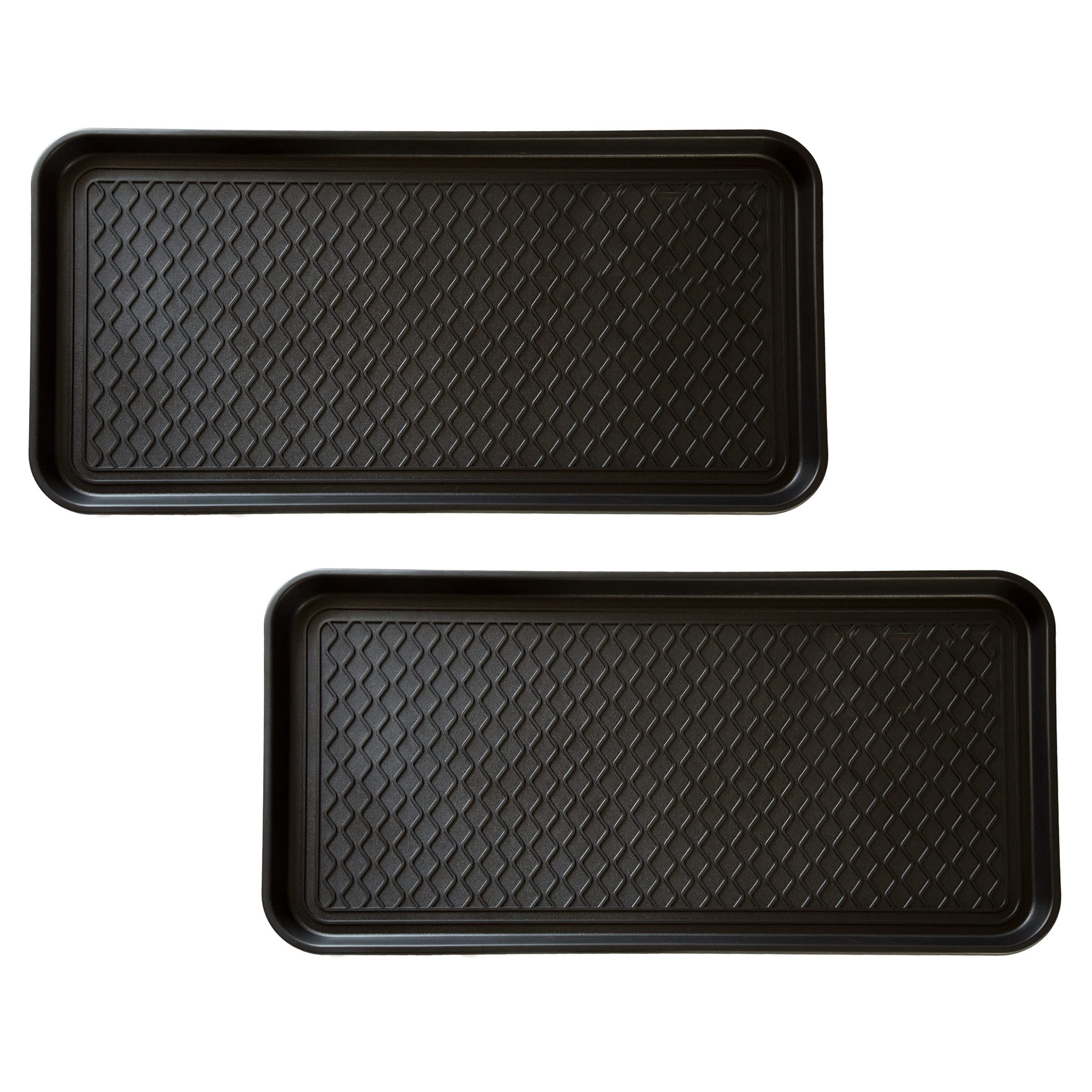 Algopix Similar Product 6 - Stalwart All Weather Boot Tray  Set of