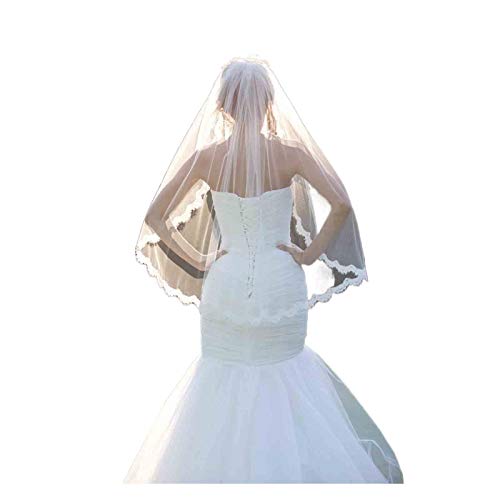 Algopix Similar Product 12 - Olbye Womens Wedding Veil With Comb
