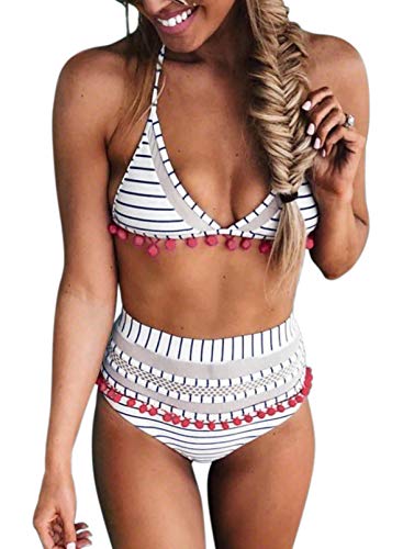 Algopix Similar Product 2 - Bdcoco Womens High Waist Two Pieces