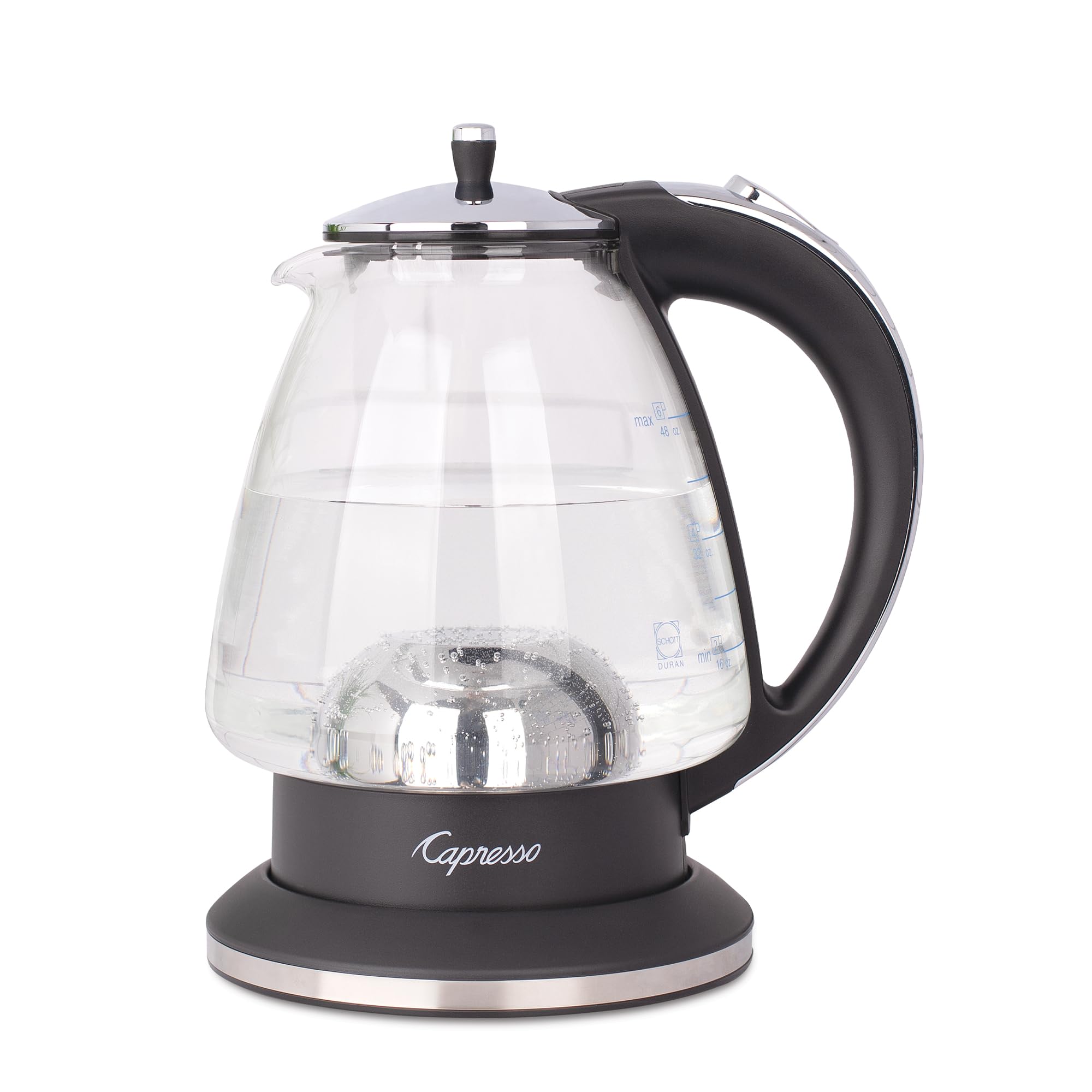 Algopix Similar Product 14 - Capresso H2O Glass RapidBoil Kettle