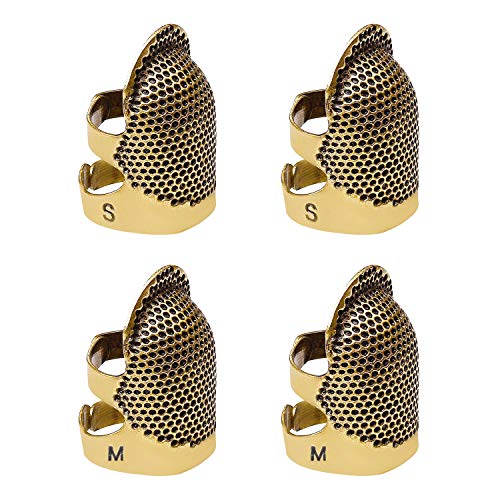 Algopix Similar Product 1 - 4 Pack Sewing Thimble Finger Protector