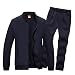 Algopix Similar Product 3 - INVACHI Mens 2 Pieces Athletic Full Zip