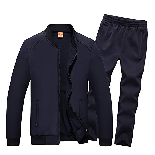Algopix Similar Product 11 - INVACHI Mens 2 Pieces Athletic Full Zip