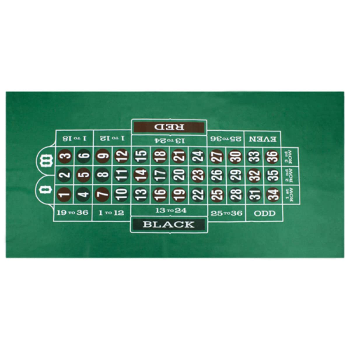 Algopix Similar Product 16 - GSE 36 x 72 Portable Casino Roulette