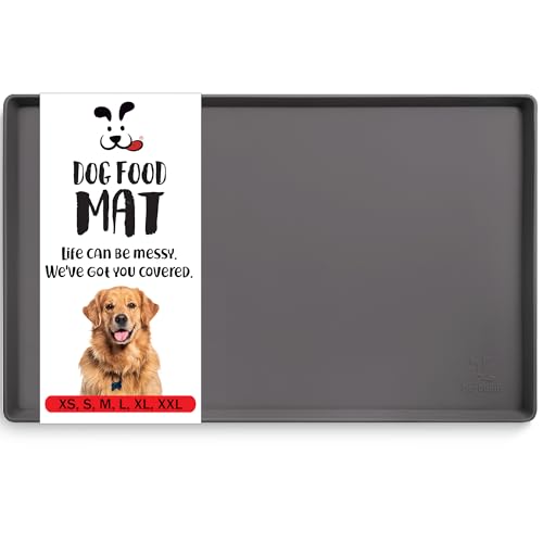 Algopix Similar Product 20 - DogBuddy Dog Food Mat  Waterproof Dog