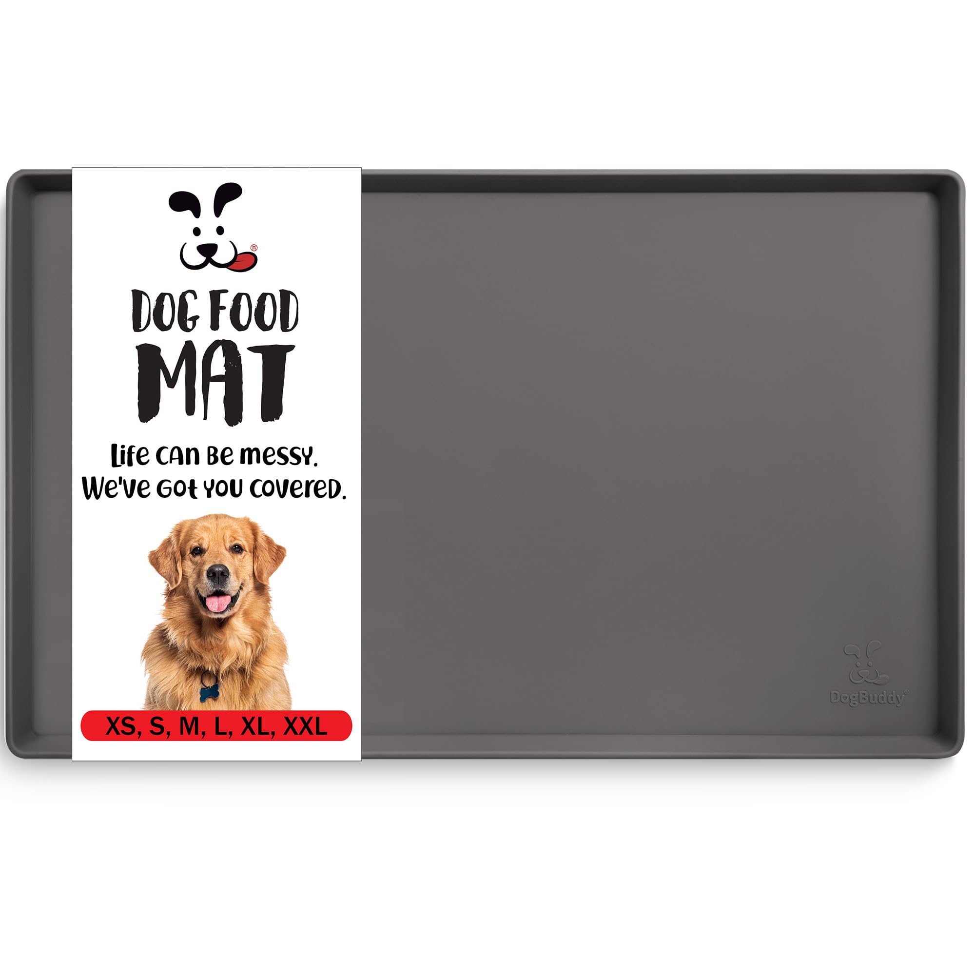 Algopix Similar Product 15 - DogBuddy Dog Food Mat Waterproof Dog