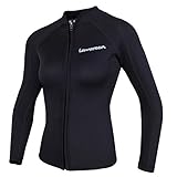 Algopix Similar Product 3 - Lemorecn Womens 3mm Wetsuits Jacket