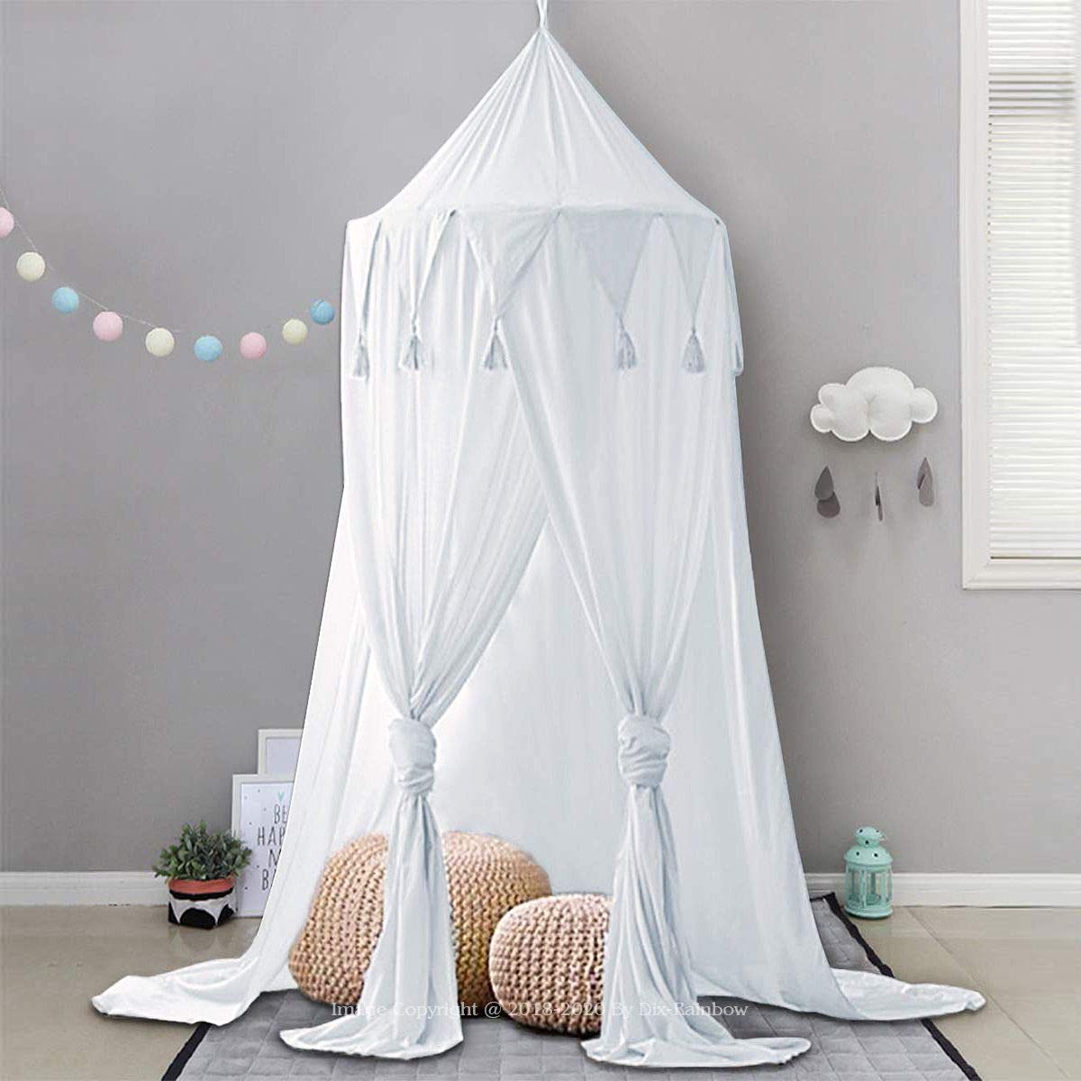 Algopix Similar Product 2 - dixrainbow Bed Canopy Lace Net Unique