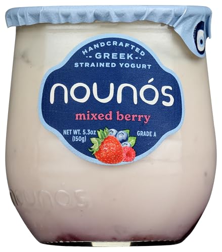 Algopix Similar Product 8 - NOUNOS CREAMERY Mixed Berry Greek