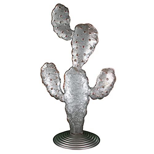 Algopix Similar Product 2 - Benzara Cactus Shaped Metal Decoration