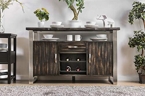 Algopix Similar Product 13 - Benjara Benzara Metal And Wooden Server