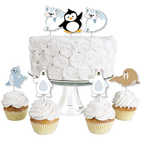 Algopix Similar Product 1 - Big Dot of Happiness Arctic Polar