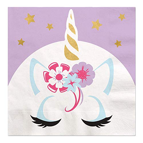 Algopix Similar Product 19 - Big Dot of Happiness Unicorn with Gold