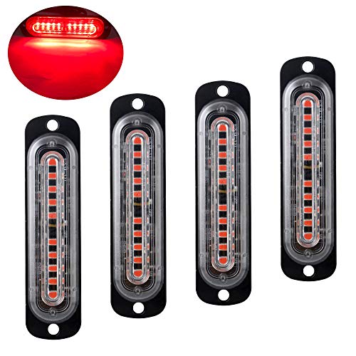 Algopix Similar Product 18 - 4pcs Ultra Slim 10LEDs Surface Mount