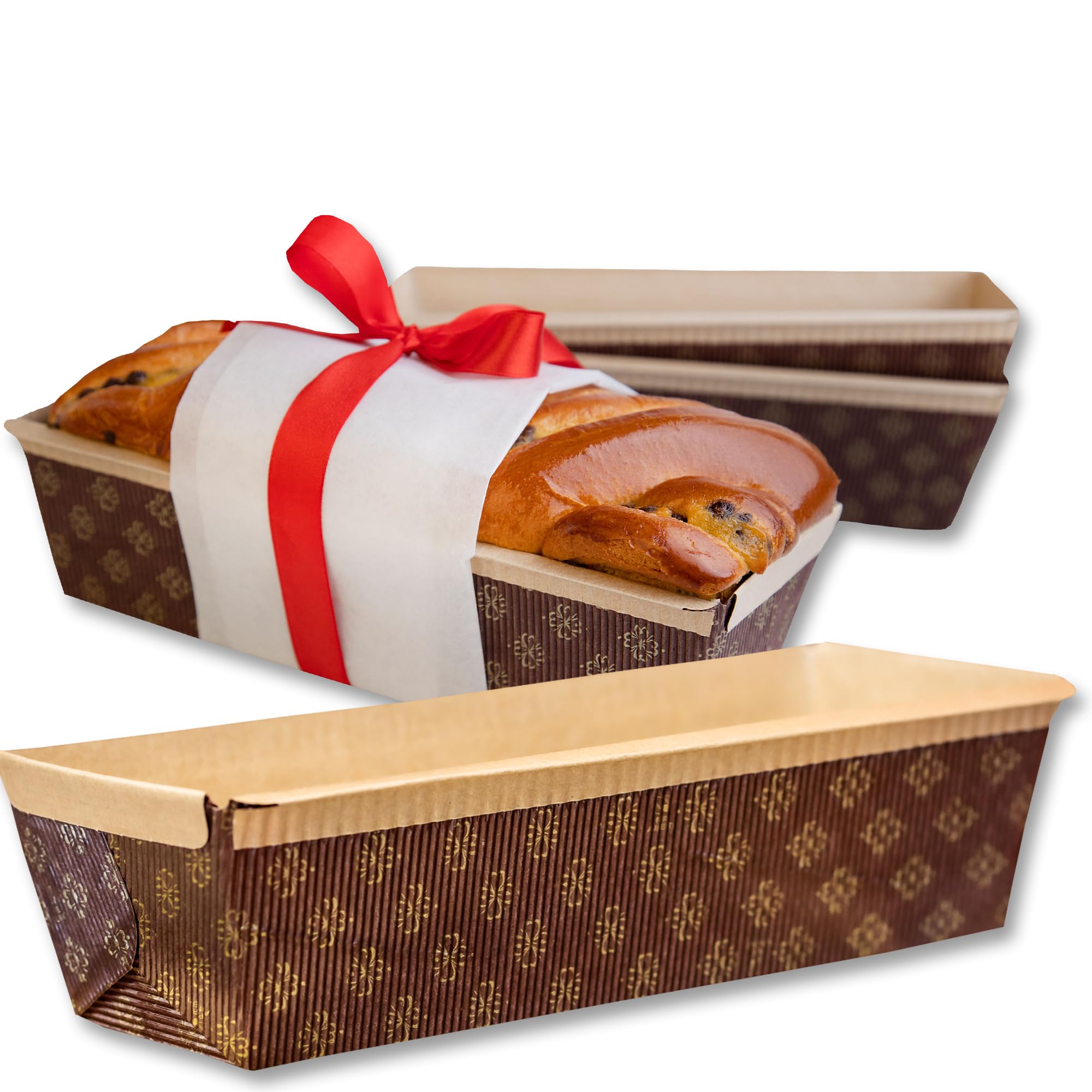 Algopix Similar Product 2 - Paper Loaf Pan Disposable Paper Baking
