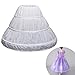 Algopix Similar Product 13 - Hacloser Girls Petticoat White Half