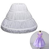 Algopix Similar Product 7 - Hacloser Girls Petticoat White Half