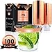 Algopix Similar Product 19 - 100 Premium TwinRim Rose Gold Cups 