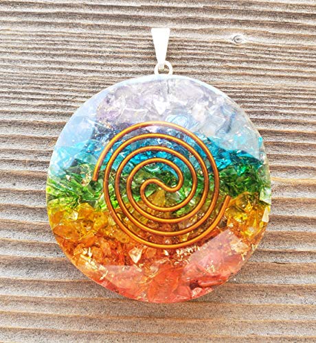 Algopix Similar Product 5 - Healing Chakra Crystals Necklace for