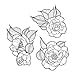 Algopix Similar Product 13 - Spellbinders Stamp Set Peonies Bundle