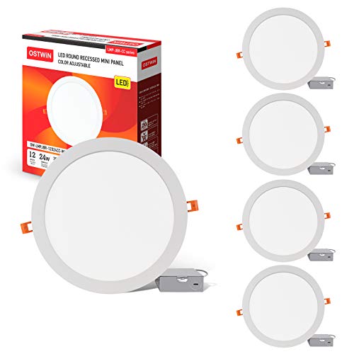 Algopix Similar Product 18 - OSTWIN 12 inch IC Rated LED Recessed