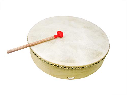 Algopix Similar Product 17 - 16 Inch Buffalo Tambourine Hand Drum by