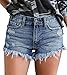 Algopix Similar Product 1 - onlypuff Distressed Jean Shorts for