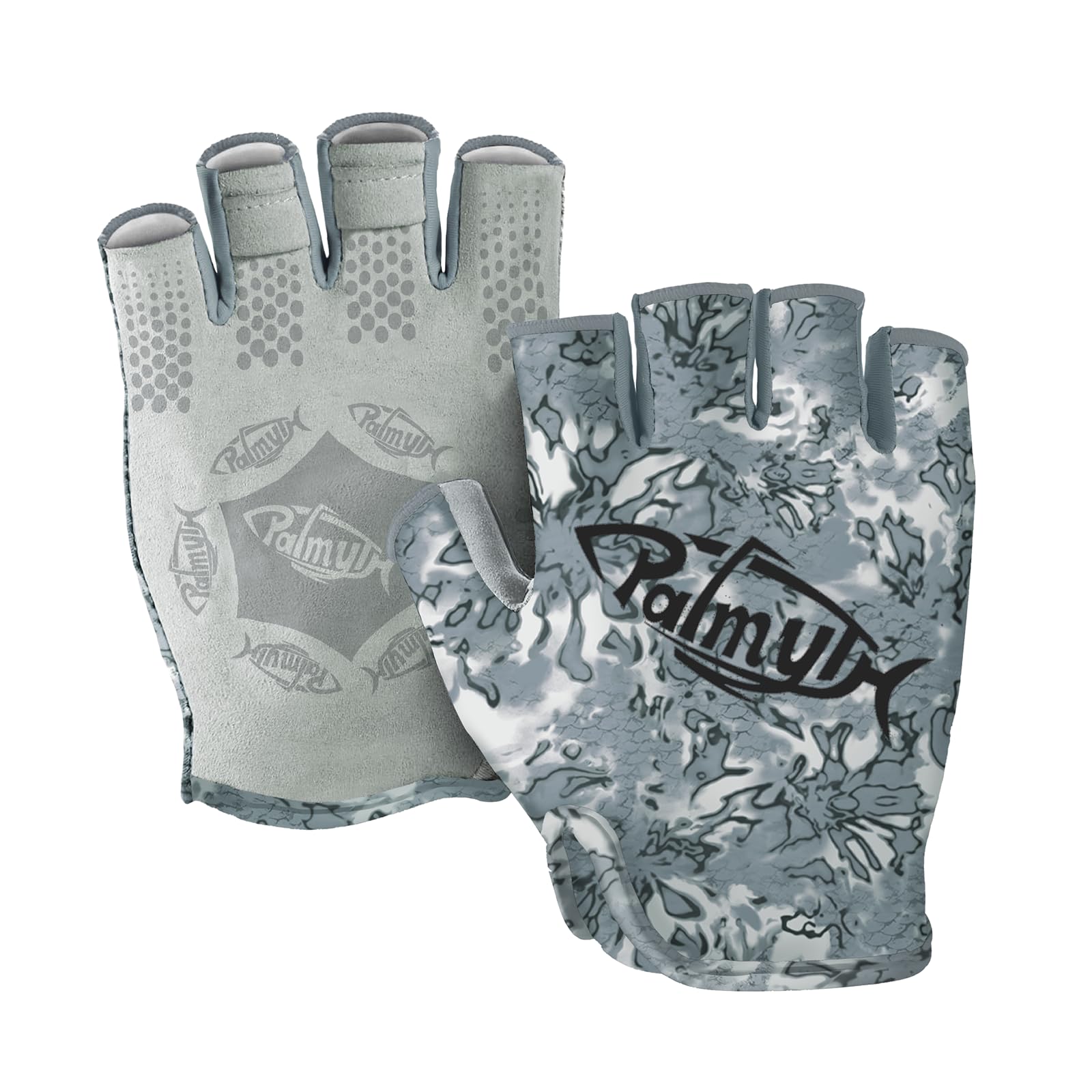 Algopix Similar Product 18 - Palmyth Stubby UV Fishing Gloves Sun